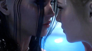 Mrs Denvers 17 Wanda and Lois Spend Quality Time Together in Swimingpool