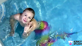 Captive Mermaid Teases You in the Pool