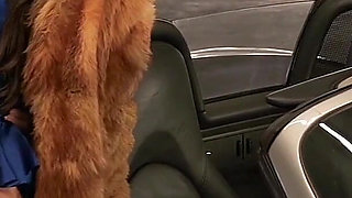 Filthy Rich Lesbians Strap-on Fuck Each Other on Luxury Car Hood