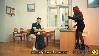 Mommy4k. milf teacher just does it finer