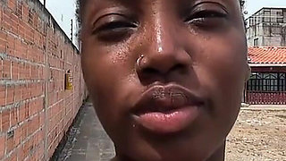 Bad Girl Ebony in Hot Sun Full of Ideas Dirty Talking Her Way the Black Slut Went Wild Exposed Big Pierced Boobs - Mastermeat1