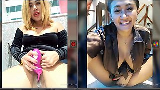MV307  MIX 3 THAI CASUAL AND 2 GIRLS SPREAD LEGS SIMULTANEOUS: Xhamster, Asian  Masturbation Porn