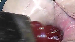 Far Spread Pussy Fucked by Machine 328 E