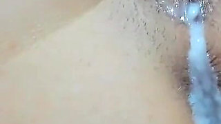 Oiled Body, Clit Rubbing After Sex