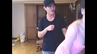 Korean bj dance with man