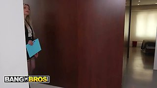 Bangbros - georgia koneva’s building trip turns wild when she catches darrell bare and ready to have fun