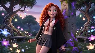 POV One Week With a Hot Curvy Redhead at Magic University in 3D Cartoon Sex