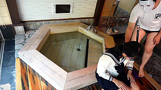 Dripping Uniform, Restrained in a Bathtub, off-campus Lesson