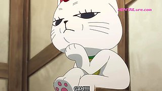 Hot MILF Moans in Dandadan HENTAI Parody While Getting Fucked  Creampied Hard