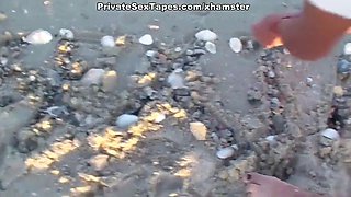 Romantic couple sex in the middle of the thick wood
