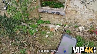 Hot Blonde GF Fucked Hard in Abandoned House - POV Sex with Many Orgasms