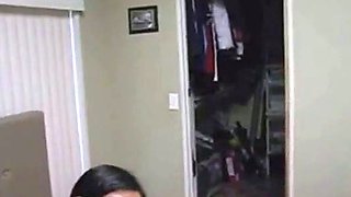 Amateur Thai in Stockings Blows and Rides a White Bull