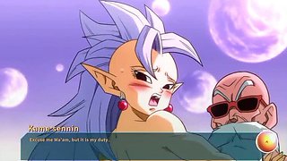 Master Roshi Fucks West Supreme Kai Hard in Kame Paradise 3 - Hot 3D Hentai Sex