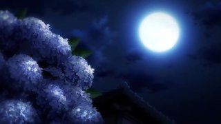Cold Beauty at twilight under a fading moon inside the dream