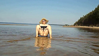 Hot MILF on the Beach -15