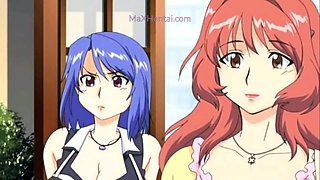 Fingering her Hairy Pussy (Hentai)