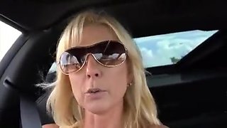 Hot milf fucks her fans