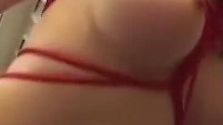 Bound Young Wife Drenched in Hot Facial Load