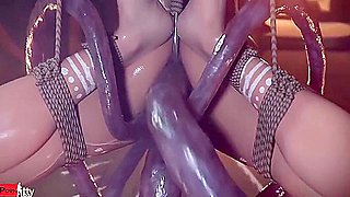Big Boobed Dark Haireds Bound Up Insane Bondage - Anal Double Penetration Anal