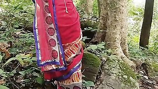 A desi girl was walking alone in forest  stranger  came there and ask her pussy  fucking hard, A teen girl fucking hard stepbro