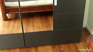 Petite Busty Thai Grinds All Over My Cock And She Is Super Wet