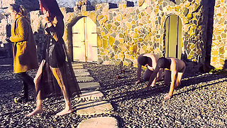 DOUBLE EXTREME FOOT GAGGING 682