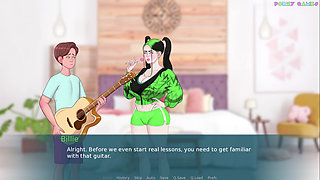 Sexnote by Jamliz 0.25 - Learning Music with Sex, Busty Teen Gets Some 1