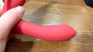 Animour panty dildo unboxing and masturbation