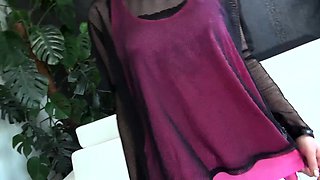 Shaved pussy amateur teen fucks huge dick pov