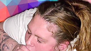 Cummed in My Stepsister's Mouth Her Dick Sucking Lips Grabbed It All