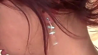 Russian redhead MILF Olga Cabaeva POV blowjob deepthroat facial