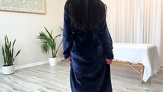 Hardcore massage vid with amazing brunette girl