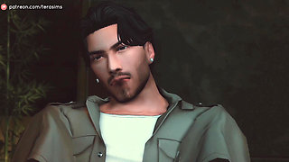 Taking two cocks in front of my crush