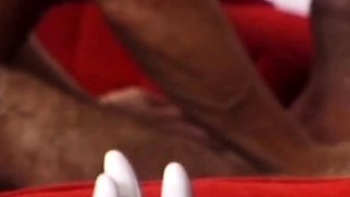Trashy granny Janedow jerks and fucks big dick