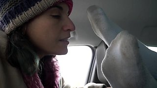 Foot Tongue Mouth and Vore - Step-Daughter Teases Step-Mothe