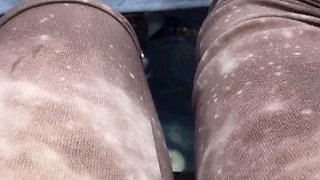 Amateur Foot Fetish Girlfriend Sucks and gives a Footjob
