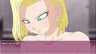 Stockings and high heels with a massive dick in this animated erotica