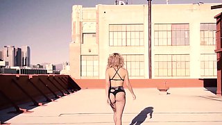 Hot latina teen reveals her hairy pussy