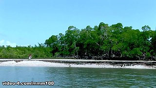 Marcia Gets Beach Pussy Fucked by Alain Deloin and Eaten Before Cumshot - MMM100