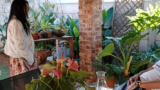 Outdoor fun with my neighbours cuckold wife