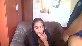 Behind The Of Hijab Office Milf Had A Visitor Neighbor Boy