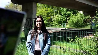 GERMAN SCOUT - Fit Slim Teen Pick Up for Hard Casting Fuck