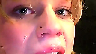 Ggg John Thompson - Tattooed Babe Swallows Cum and Gets Pounded Hard