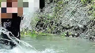 Village Indian Outdoor Risky Outdoor Fucking with My Hot Maid