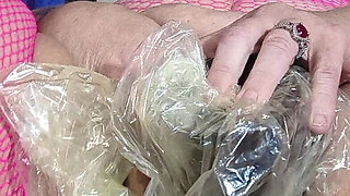 That's the Kinkyest Condom Ever Seen Making Her Cum and Scream