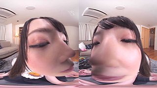 Japanese Students Seduces with Wild Passion in Virtual Reality