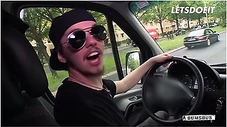 Busty Babe Vivian Schmitt Gets Anal Drilled By Big Dick Stud On The Backseat Of Bus