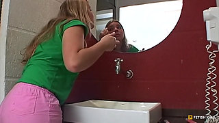 Swallow My Sexy Feet Babe - Lesbian Feet Domination