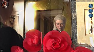 Johannesgaming's Cute 3D Hentai: Sweet Nude Photoshoot in Backyard