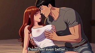 Stepbrother stepsister's dirty chat and seduce for fucking